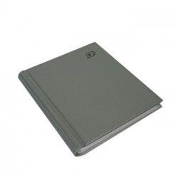 Agenda Telefonica c/Indice A a Z 14,8x21cm Cores Cinza