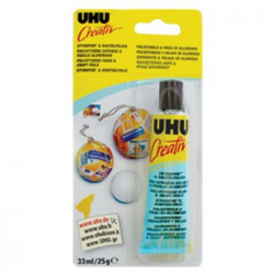 Cola UHU Creativ Esferovite e Folhas de Aluminio 33ml