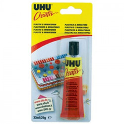 Cola UHU Creativ Plasticos e Miniaturas 33ml