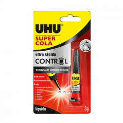 Cola Ultra Rapida Control UHU Super Cola 3gr - Blister 1un