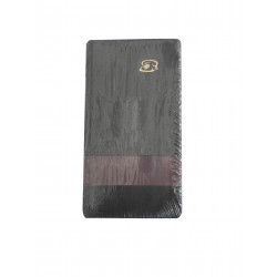 Agenda Telefonica c/Indice A a Z 245x125mm Preto 596PL