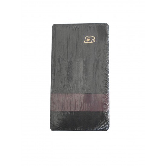 Agenda Telefonica c/Indice A a Z 245x125mm Preto 596PL