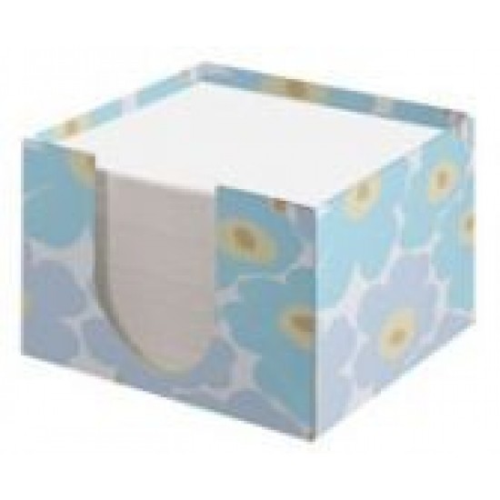 Memo Cube Marimekko 400  Folhas Azul