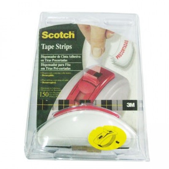 Dispensador de Fita Adesiva Tape Strips de Mesa