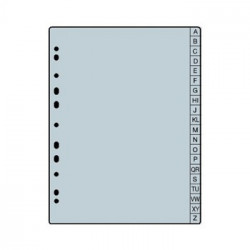 Conjunto Separadores A/Z, PP 0,13, A5 (ROMA 395)