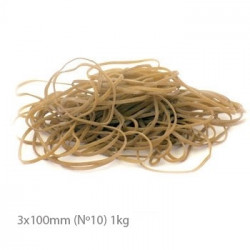Elasticos 03x100mm (N&ordm;10) -1kg
