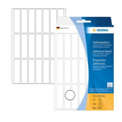Etiquetas 13x50mm  Herma2370  672un