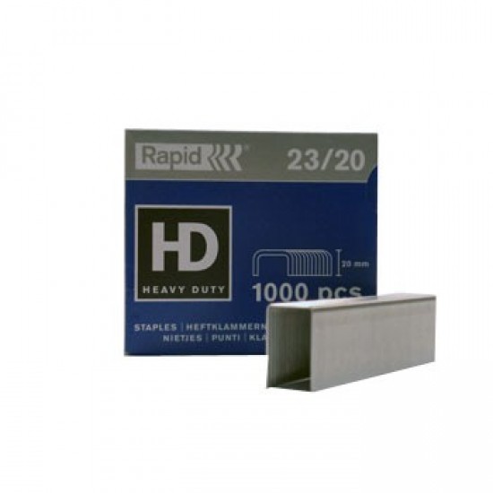 Agrafos 23/20 Rapid (130/170 Folhas) Cx1000 - 1un