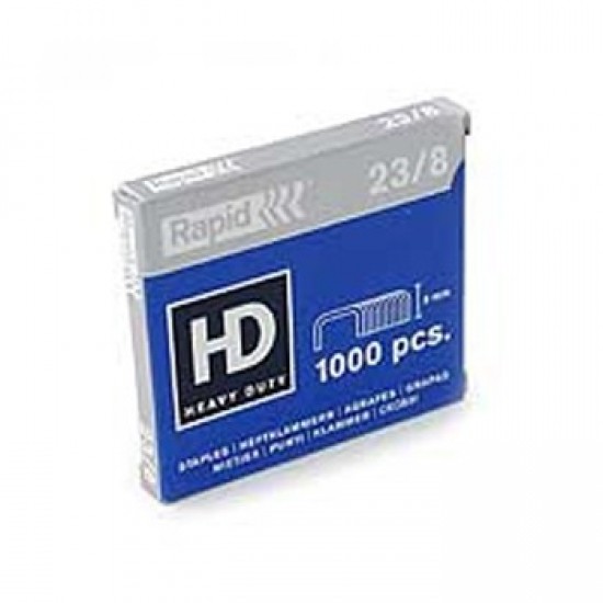 Agrafos 23/8 Rapid (10/50 Folhas) Cx1000 - 1un