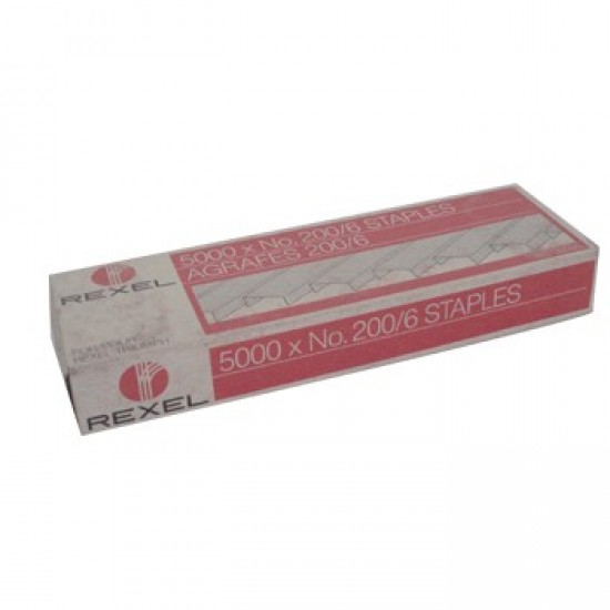 Agrafos Rexel 200/6 5000un