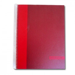 Caderno Espiral NoteBook A4 Quadri.Capa Dura 150 Folhas 70g
