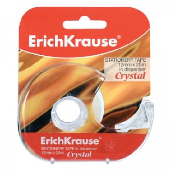 Fita Adesiva 12mmx25mts Clear C/Dispensador  - 1un