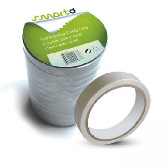 Fita Adesiva Dupla Face 12mmx10mts - 1unid