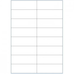 Etiquetas 105x37 Xerox 100 Folhas A4 1600un