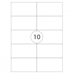 Etiquetas 105x57  100 Folhas 1000un