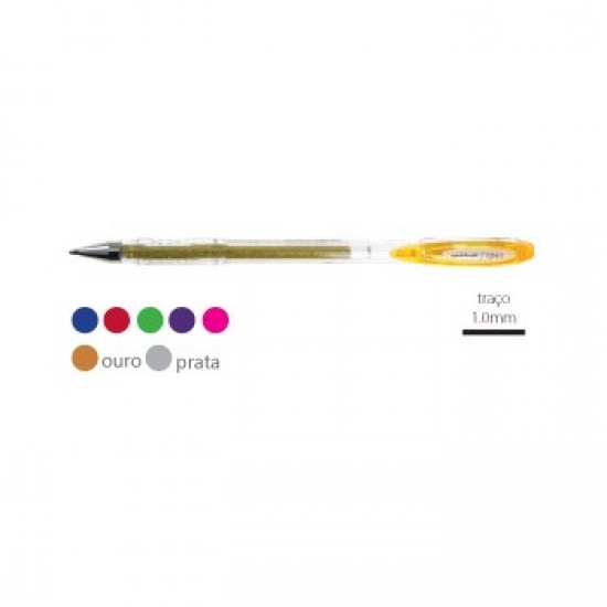 Esferografica UNI UM120SP SIGNO Sparkling 1,0mm Azul-1un