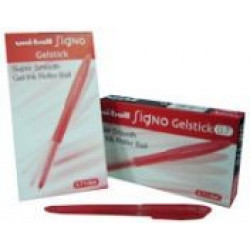 Esferografica UNI UM170 Ball Gelstick 0,7mm Vermelho Cx 12