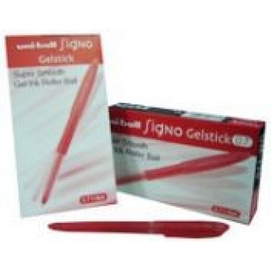 Esferografica UNI UM170 Ball Gelstick 0,7mm Vermelho Cx 12