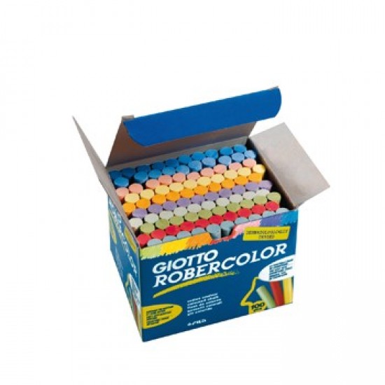 Giz Cores Sortidas Giotto Robercolor Cx 100un
