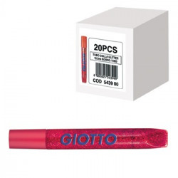 Marcadores Giotto Glitter Glue Vermelho 10,5ml