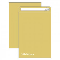Envelopes Saco 184x261mm Kraft 90gr Autodex Cx250un