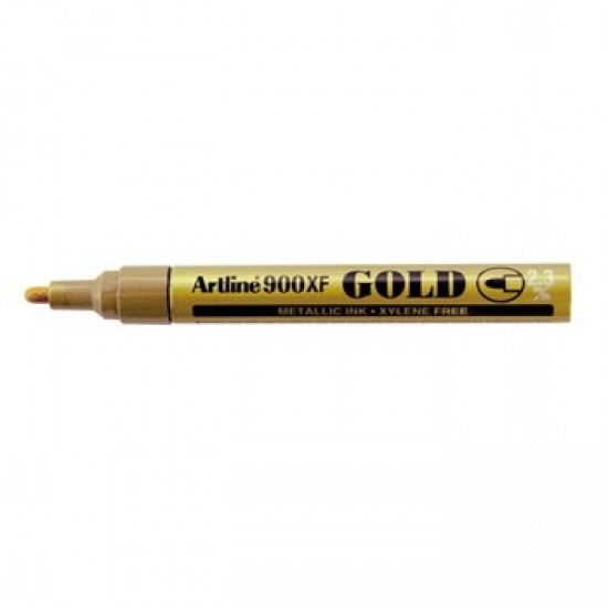 Marcador Perm. Grosso 2,3mm Artline 900XF Ouro -1un