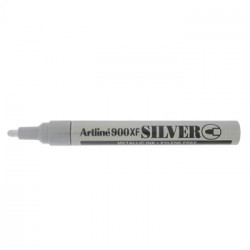 Marcador Perm. Grosso 2,3mm Artline 900XF Prata -1un