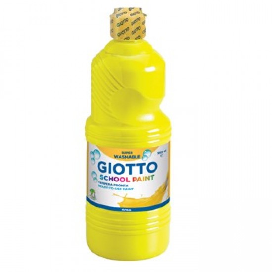 Guache Liquido Giotto Escolar 1 Litro Amarelo