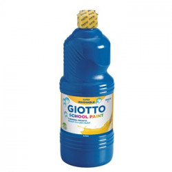 Guache Liquido Giotto Escolar 1 Litro Azul Escuro