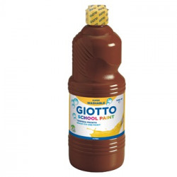 Guache Liquido Giotto Escolar 1 Litro Castanho