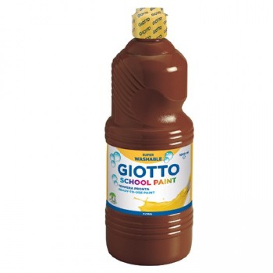 Guache Liquido Giotto Escolar 1 Litro Castanho