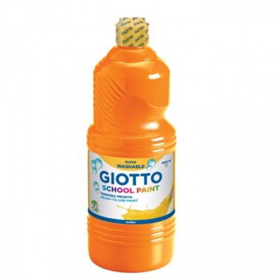 Guache Liquido Giotto Escolar 1 Litro Laranja