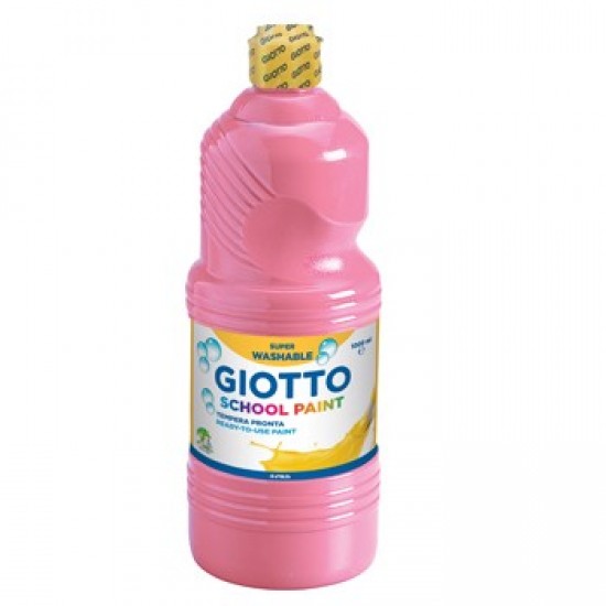 Guache Liquido Giotto Escolar 1 Litro Rosa