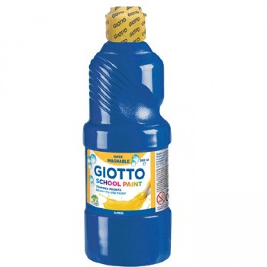 Guache Liquido Giotto Escolar 500ml Azul Escuro