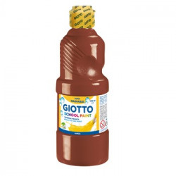 Guache Liquido Giotto Escolar 500ml Castanho