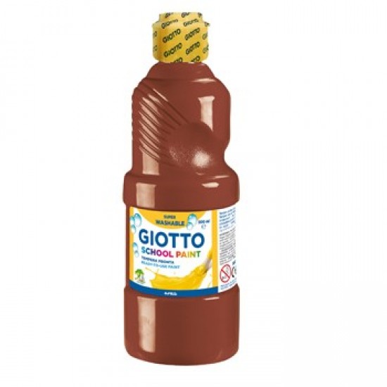 Guache Liquido Giotto Escolar 500ml Castanho