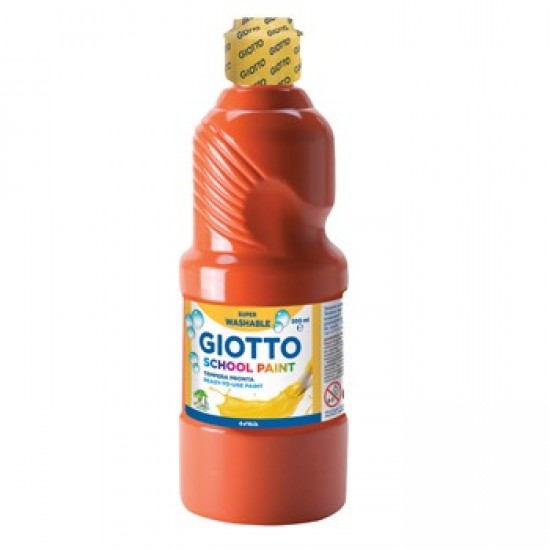 Guache Liquido Giotto Escolar 500ml Vermelho Forte