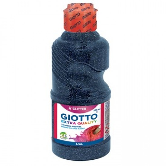 Guache Liquido Giotto Glitter 250ml Azul Escuro
