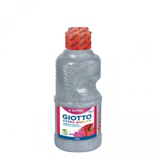 Guache Liquido Giotto Glitter 250ml Prata