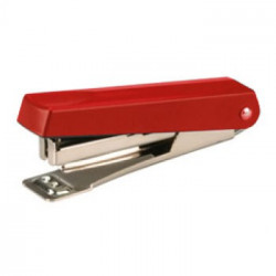 Agrafador N&ordm;10 para 10 Folhas Eagle Vermelho