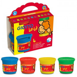 Guache Pintura Dedos Giotto Be-Be 4 cores