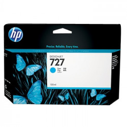 Tinteiro 727 HP Designjet T1500/T920 Ata Cap. Cian