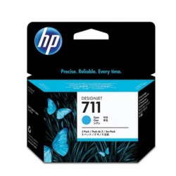 Tinteiro HP Designjet T120/T520 N&ordm;711 Azul Pack3
