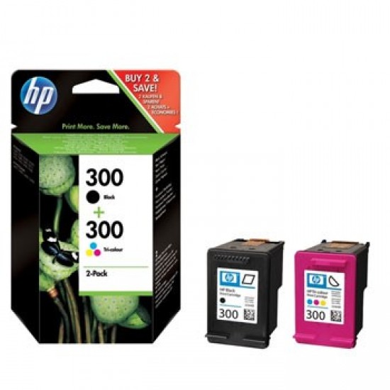 Tinteiro HP N&ordm;300 com Tinta Vivera Pack 4 cores (B,C,M e Y)
