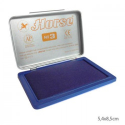 Almofada Carimbos N&ordm;3 Horse Azul