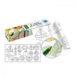 Rolo de Papel Adesivo com relevo para colorir 30cmx4mts Uni