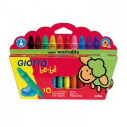 Lapis Cera Giotto Be-Be 10un + 1 Afia Lapis