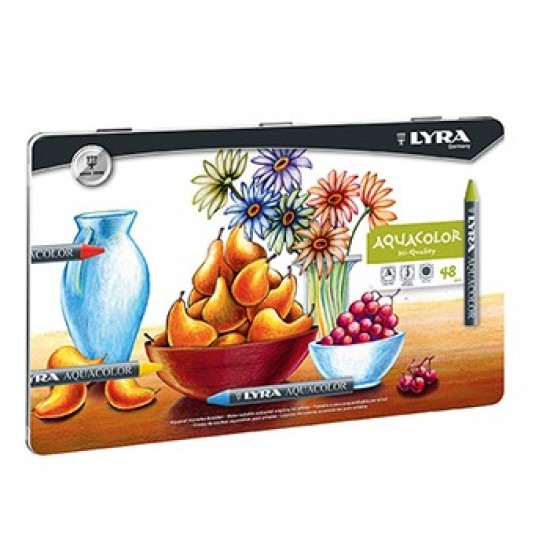 Lapis Cera Lyra Aquacolor Cx Metal 48un