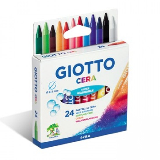 Lapis de Cera Giotto 24 Cores