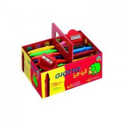 Lapis de Cera Giotto Be-Be Super Schoolpack 40un+ 2 Afia Lap